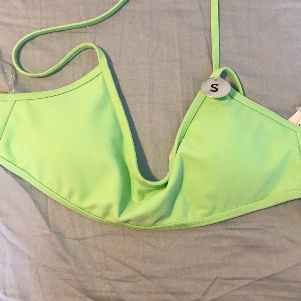 BRAND NEW Lime Green Bathing Suit Top